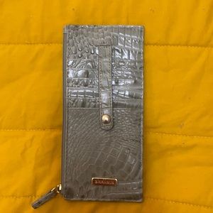 BRAHMIN
Melbourne Collection Crocodile-Embossed Leather Wallet
